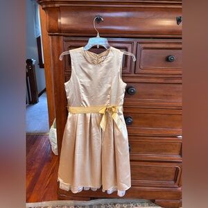 Disney Belle Gold Satin Princess Dress Girls Size 12 – Beauty & the Beast